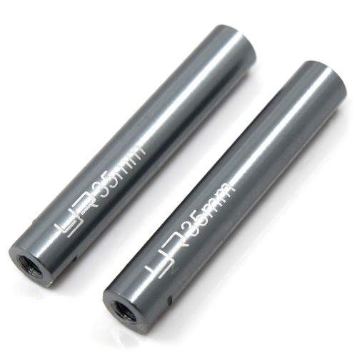 Штанговая колонна Yeah Racing (#YA-0422 ) Threaded Aluminum Link Pipe 6X35mm 2pcs GunMetal