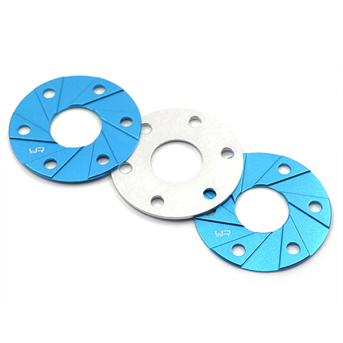 Прокладка двигателя Yeah Racing (#YA-0463BU) Aluminum 540 Motor Spacer Heatsink 1mm x 3pcs Blue