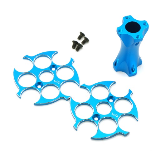 Устройство для заливки масла Yeah Racing (#YA-0524BU) Aluminum Damper Refilling Holder Blue For 1/10 Touring Drift