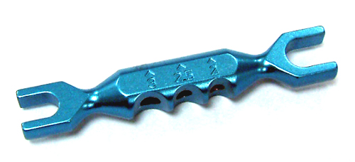 Ключ Yeah Racing (#YT-0106BU) 4-In-1 Multi-Purposes Aluminum Turnbuckle Turner BU