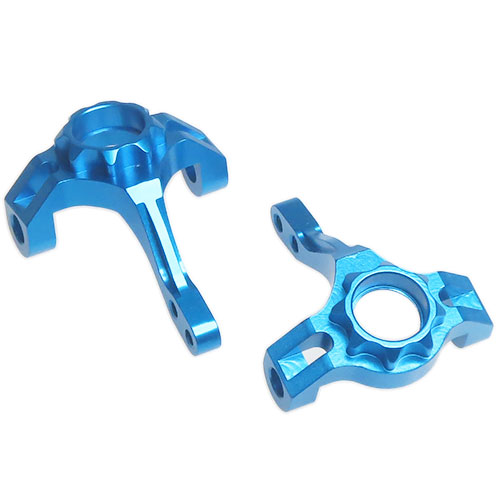 Кулаки поворотные Yeah Racing (#SCX10-006BU ) Aluminum Front Knuckle Arm Set For Axial SCX10