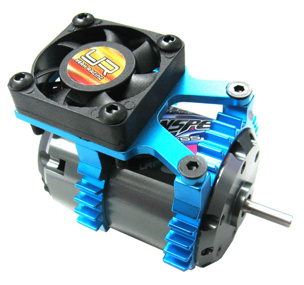 Радиатор с вентилятором Yeah Racing (#ya-0260bu) Super Light Heat Sink (BU) w/Cooling Fan for 540 Motors