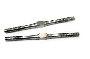 Тяги металлические Yeah Racing (#TB-0023) 3X60mm Stainless Steel Turnbuckle 2 pcs