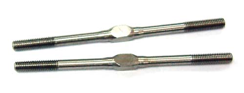 Тяги металлические Yeah Racing (#TB-0024) 3X67mm Stainless Steel Turnbuckle 2pcs