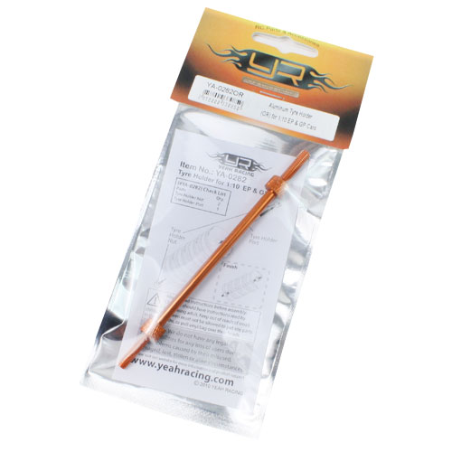 Держатель колёс Yeah Racing (#YA-0282OR) Aluminum Tyre Holder (OR) for 1:10 EP & GP Cars