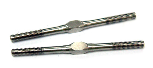 Тяги металлические Yeah Racing (#TB-0022) 3X57mm Stainless Steel Turnbuckle 2pcs