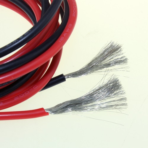 Провод с силиконовой изоляцией Ultima (#GJX-16B) 16 AWG чёрный