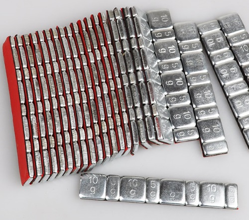 Грузики EVA (#GJ10054) Balance weight (140*19*3mm) (60g/4*10g + 4*5g)