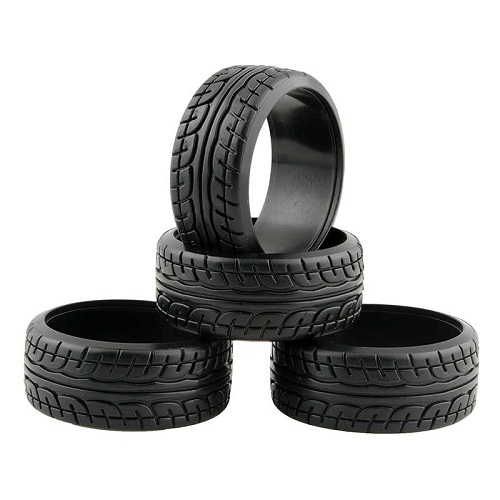 Шины дрифт RC-Avtomag (#AV-9014) Drift Black Tire Set, 0* 4 pcs