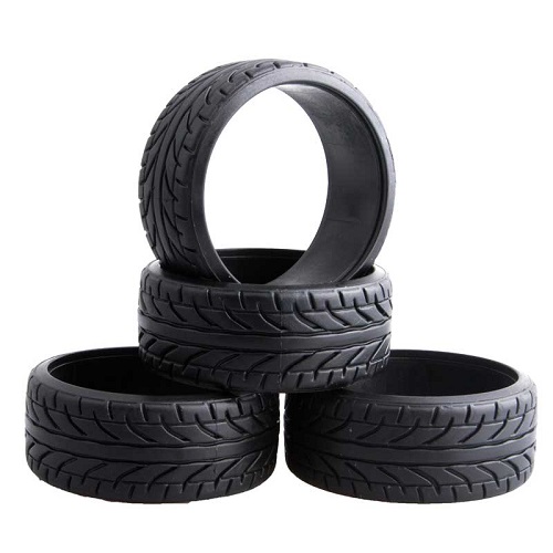 Шины дрифт RC-Avtomag (#AV-9015) Drift Black Tire Set, 0* 4 pcs