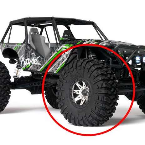 Колеса Axial (#AX12015) Tire AX90018 140mm (2.2) 4in