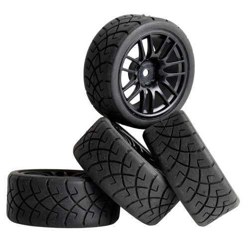 Колеса HSP (#9062-6090BK) 94123 Wheels 14 Spokes black 4 pcs