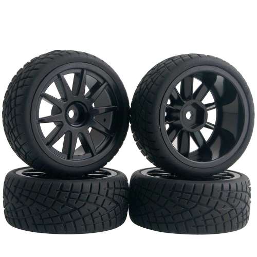 Колеса HSP (#910-8001BK) 94123 Wheels 10 Spokes black 4 pcs