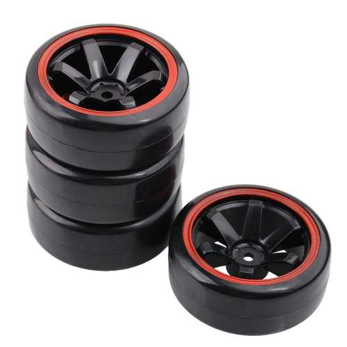 Колеса HSP (#701A-6015BK) 94123 Wheels Drift 6 Spokes black 4 pcs