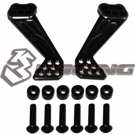 Передняя опора амортизаторов 3Racing (#SAK-D4829/BK) Front Single Damper Mixing For D4
