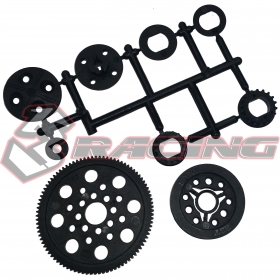 Шестерёнки 3Racing (#SAK-D408) Pulley Set For D4