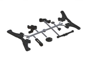 Бабочка передняя/задняя 3Racing (#SAK-D109) Steering & Shock Tower Set For Sakura D3