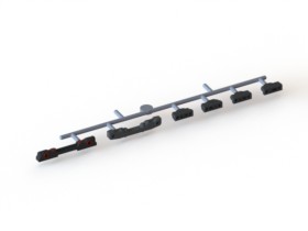 Крепление рычагов 3Racing (#SAK-D110) Suspension Mount Set For Sakura D3