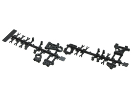 Передние/задние элементы повески 3Racing (#TT01-M01) Replacement Plastic F&R Camber Suspension Set For TT-01