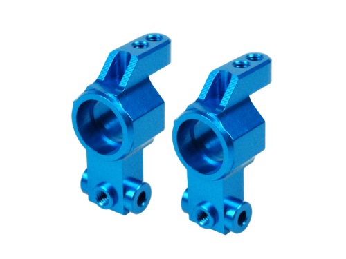 Чашки задние 3Racing (#416-19/LB) Alumnium Rear Hub Carrier - 0 Degree For TRF416