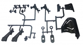 Бампер передний/задний 3Racing (#CAC-107) Bumper & Rear Wing Mount Set For 3racing Cactus