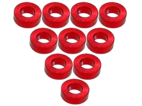 Шайба алюминиевая 2.0 мм 3Racing (#3RAC-WF320/RE) Aluminium M3 Flat Washer 2 mm (10 Pcs)