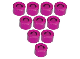 Шайба алюминиевая 3.5 мм 3Racing (#3RAC-WF335/TI) Aluminium M3 Flat Washer 3.5mm (10 Pcs)