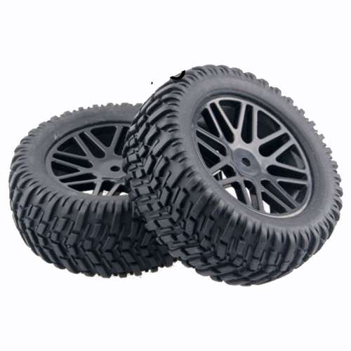 Колёса внедорожные HSP (#907-7007BK) Wheels 8 Spoke Black 4 pcs