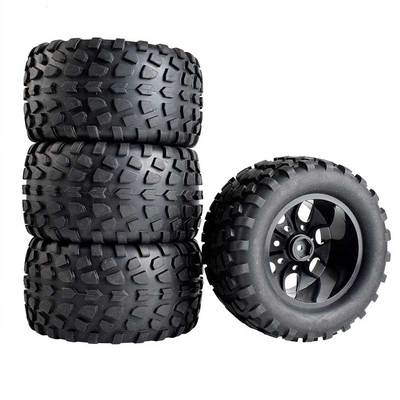 Колёса внедорожные HSP (#88035BK) Wheels 7 Spoke Black 4 pcs