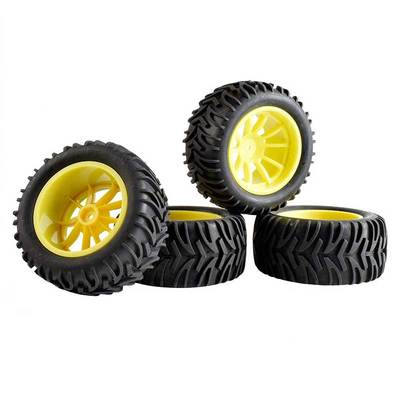 Колёса внедорожные HSP (#08043Y) Wheels 10 Spoke Yellow 4 pcs