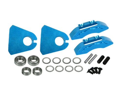 Суппорта тормозные имитация 3Racing (#3RAC-AD12/V3C/LB) Realistic Front Brake Bot For 3RAC-AD12/V3- Light Blue