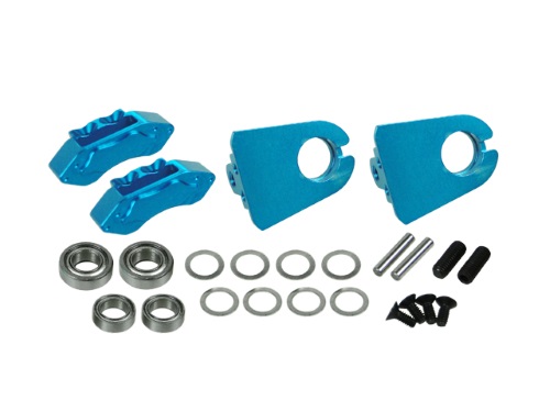 Суппорта тормозные имитация 3Racing (#3RAC-AD12/V3D/LB) Realistic Rear Brake Bot Light Blue