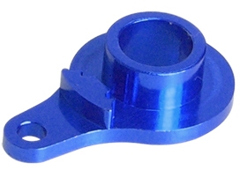 Сервосейвер 3Racing (#3RAC-HTS3018/BU) Servo Saver Horn-single Hole- Blue H=18mm For Tamiya
