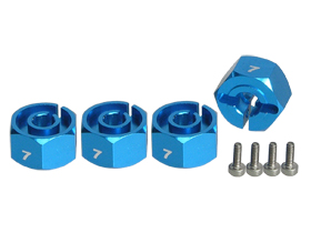 Хексы 3Racing (#3RAC-WX127/PK) Wheel Adaptor (7mm) - Thick