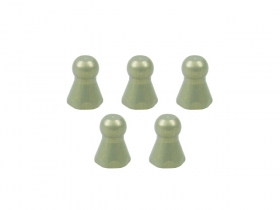 Шаровые 3Racing (#BS43077/TE) 7075 4.3MM Hex Ball Stud L=7.7 M2.6 (5pcs) - Teflon Coated