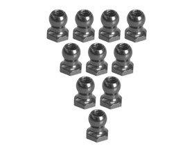 Шаровые 3Racing (#3RAC-BS48H5/BL) 4.8mm Ball Stud L=5 (10 pcs) - Black
