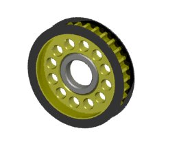 Шестерня центральная 30 T (пуля) 3Racing (#3RAC-3PY/30) Aluminum Center Pulley Gear T30