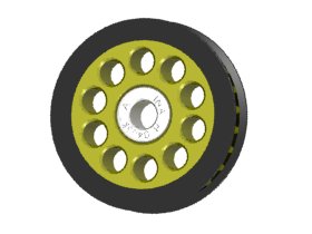 Шестерня (one-way) 27 T 3Racing (#3RAC-3PYW/27) Aluminum Center One Way Pulley Gear T27