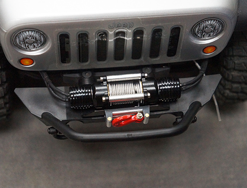 Лебёдка Yeah Racing (#YA-0511BK) 1/10 RC Rock Crawler Dual Motor HD Full Metal Steel Wired Winch Control Unit