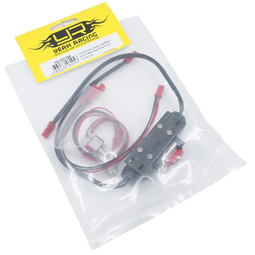 Лебёдка Yeah Racing (#YA-0511BK) 1/10 RC Rock Crawler Dual Motor HD Full Metal Steel Wired Winch Control Unit