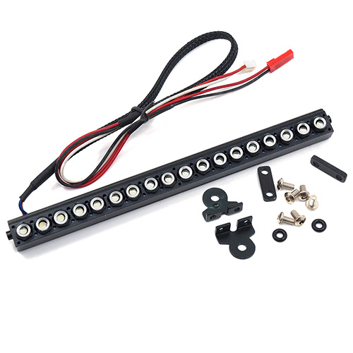 Сонары Yeah Racing (#YA-0507BK) 1/10 Aluminum White LED Light Bar Black for Crawler