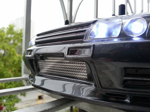 Интеркуллер Yeah Racing (#YA-0483BK) Aluminum Alloy Intercooler For 1/10 Touring Drift C