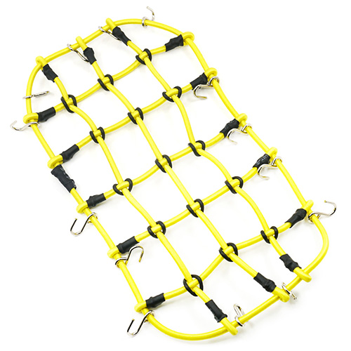 Сетка для багажника Yeah Racing (#YA-0560YW) 1/10 RC Crawler Scale Accessory Luggage Net 200mm x 110mm Yellow