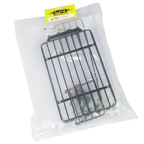 Багажник на крышу Yeah Racing (#YA-0561) Metal Roll Cage w /Luggage Tray White Led Light For Jeep Wrangler Body