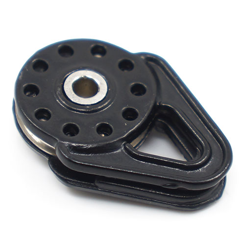 Блок рывка лебёдки Yeah Racing (#YA-0460BK) Heavy Duty Winch Snatch Block Black