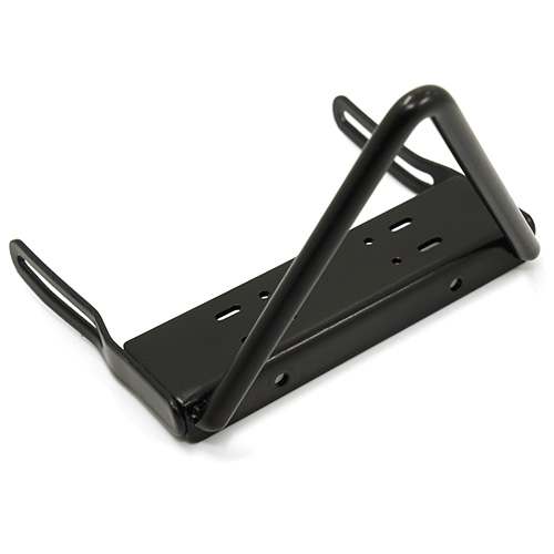 Бампер передний Yeah Racing (#YA-0454) Stinger Steel Bumper w/Winch Mount Shackle For Axial SCX10 / SCX10 II