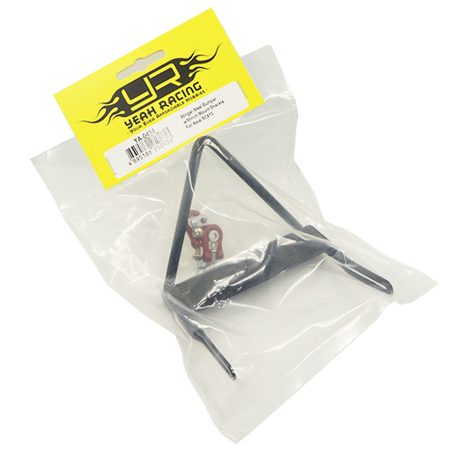 Бампер передний Yeah Racing (#YA-0454) Stinger Steel Bumper w/Winch Mount Shackle For Axial SCX10 / SCX10 II