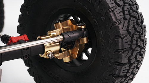 Кулаки поворотные Yeah Racing (#AXSC-008) Brass Knuckle Arm 2pcs For AXIAL SCX10 II