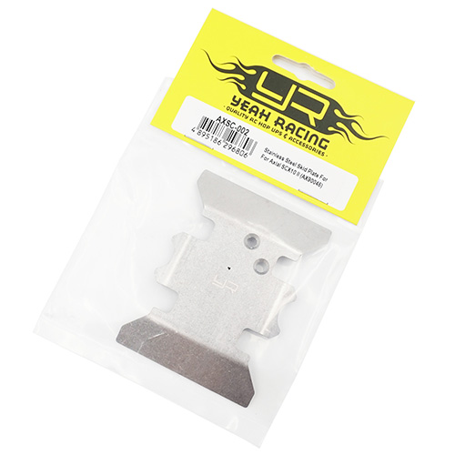 Алюминиевая защита Yeah Racing (#AXSC-002) Stainless Steel Skid Plate For For Axial SCX10 II AX90046