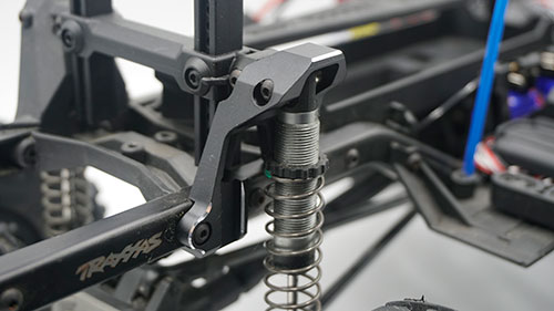Крепление амортизаторов заднее Yeah Racing (#TRX4-007BK) Aluminium Rear Damper Mount For Traxxas TRX-4 Black